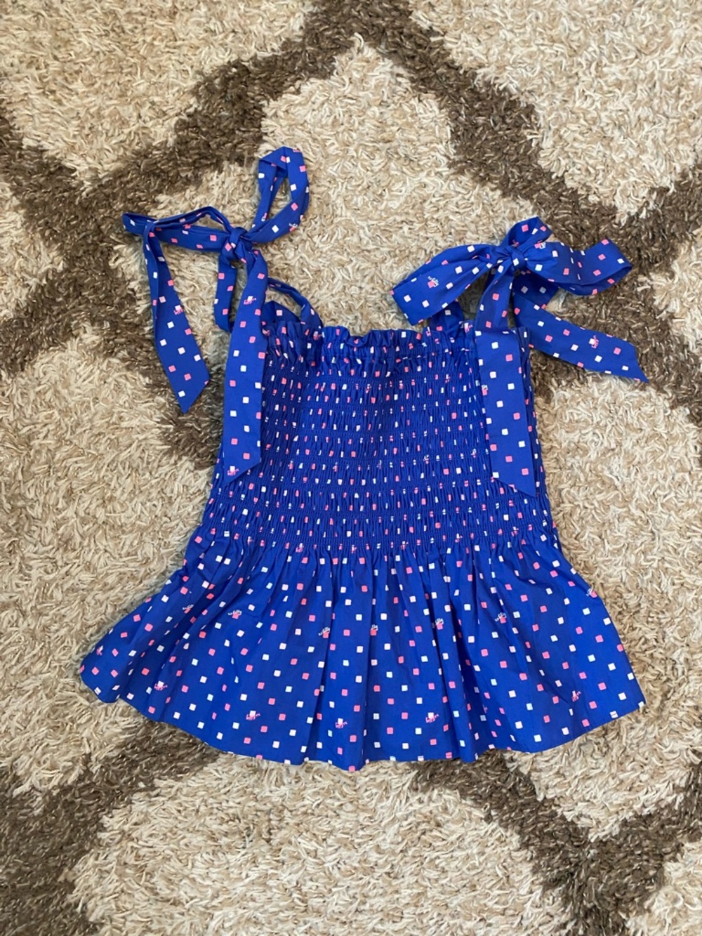 Lily Pulitzer smocked top